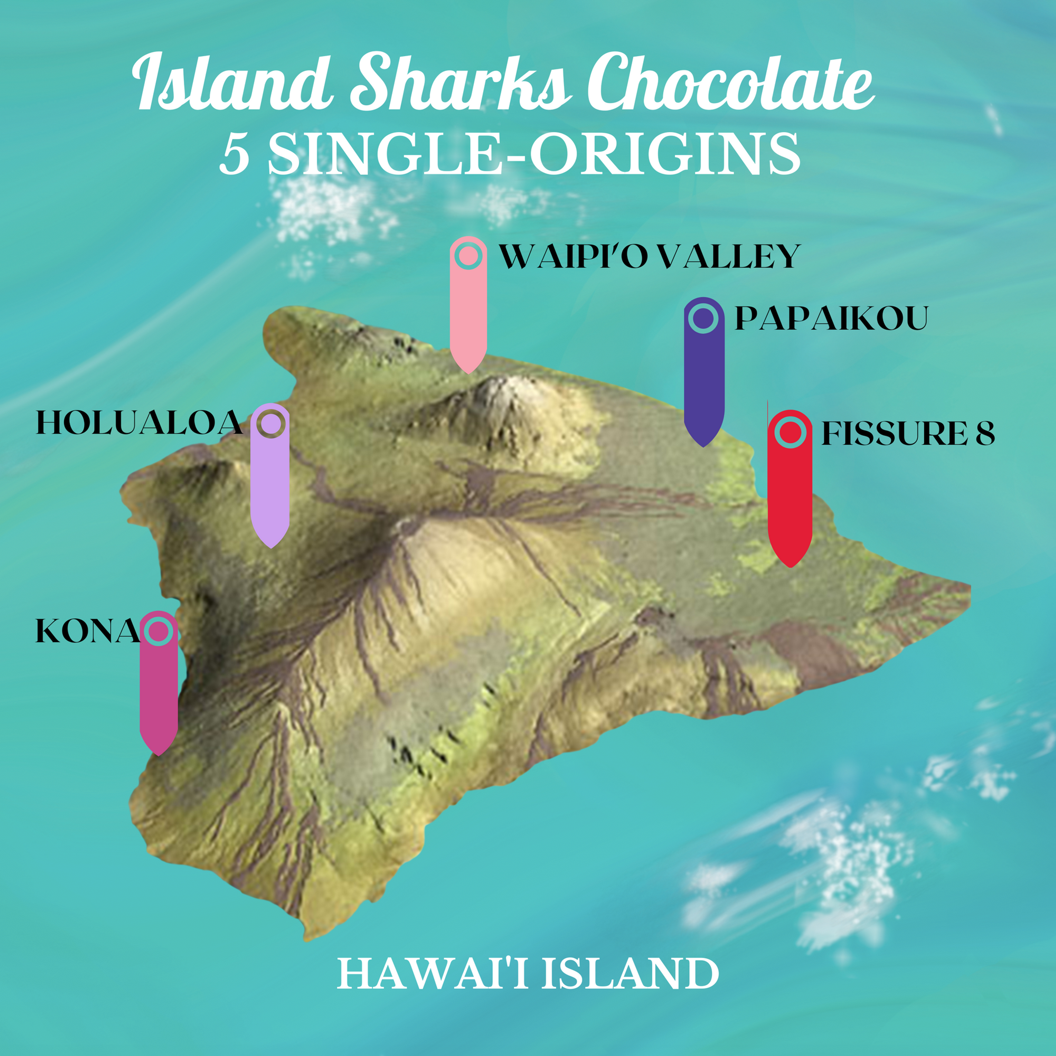 71% Hawai'i Cacao w/ EXTRA Alaea (Hawaiian Sea Salt)